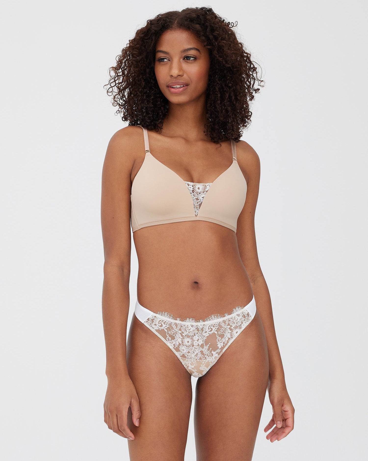 Entice Front Lace Thong