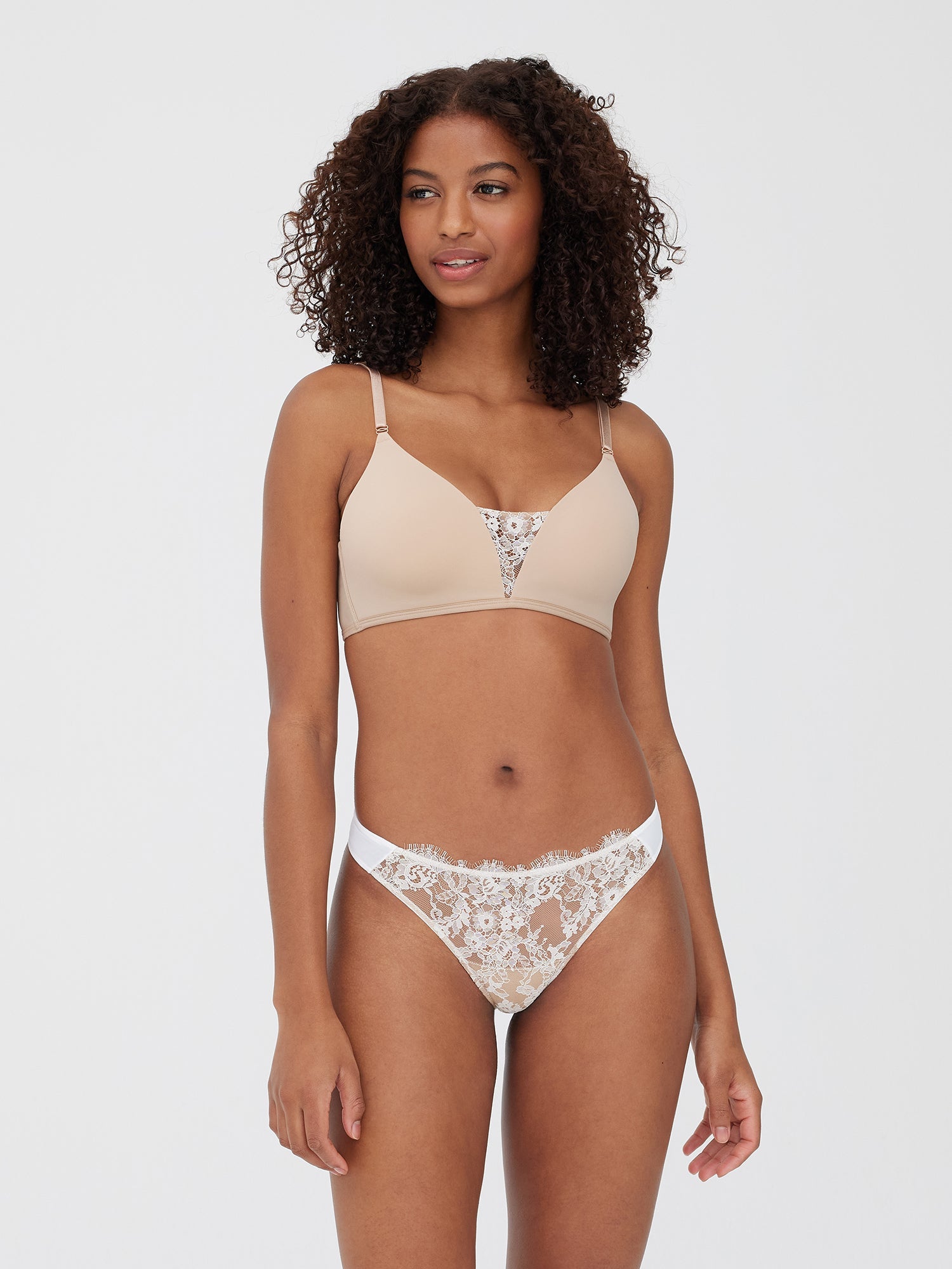 Entice Front Lace Thong