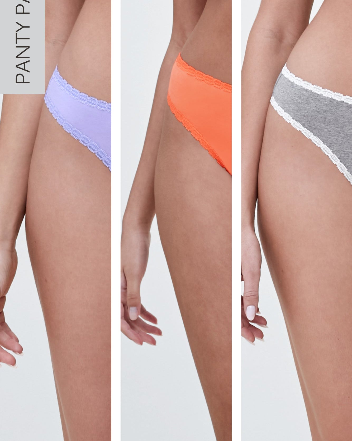 Adorned Cotton Thong