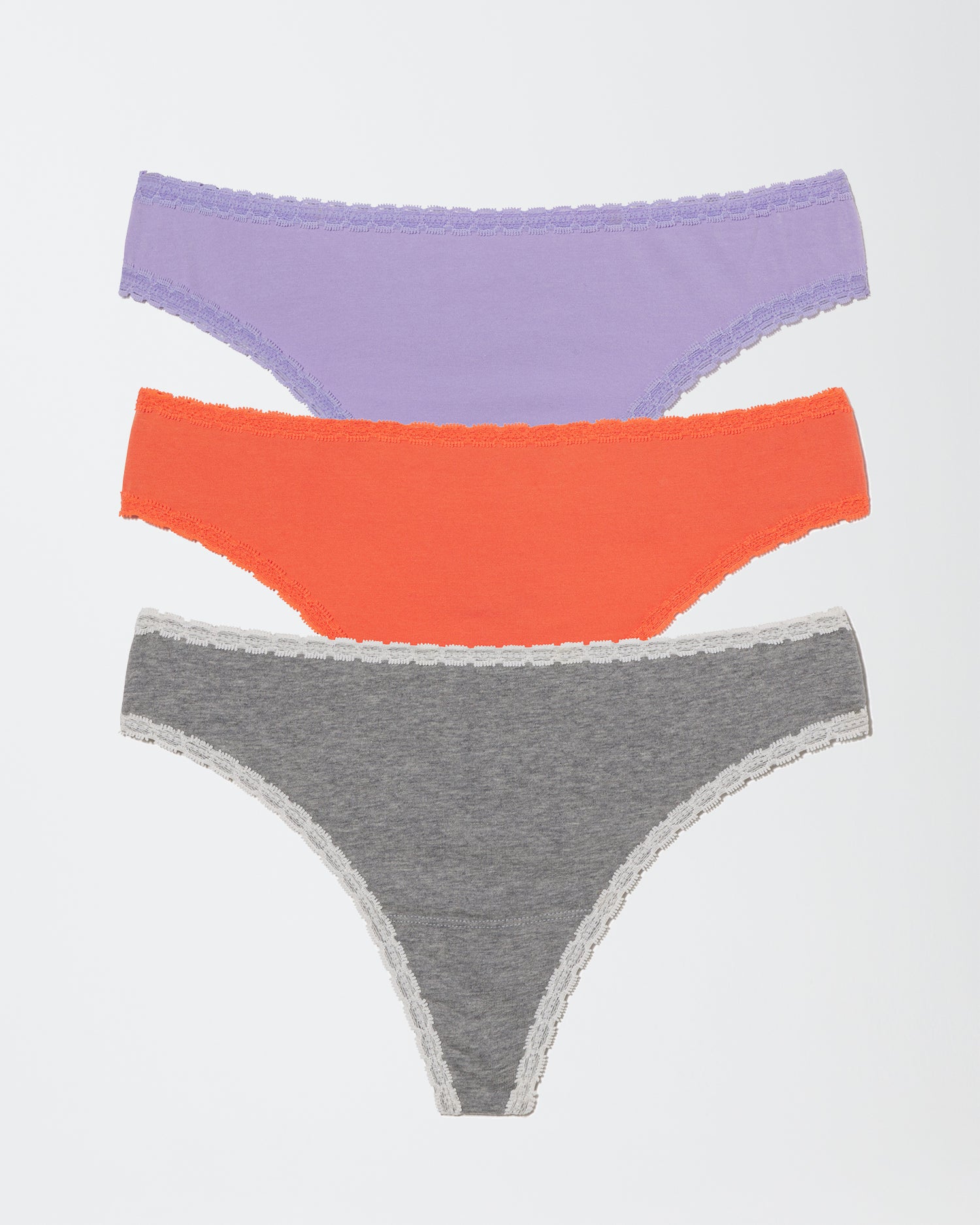 Adorned Cotton Thong