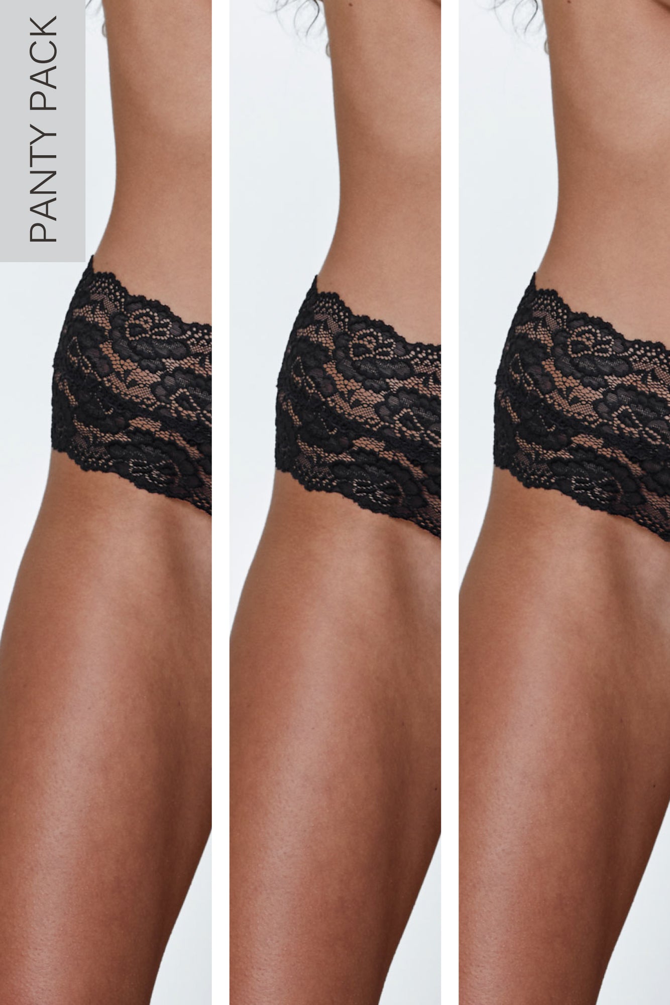 Goddess High-Rise Thong 3-Pack