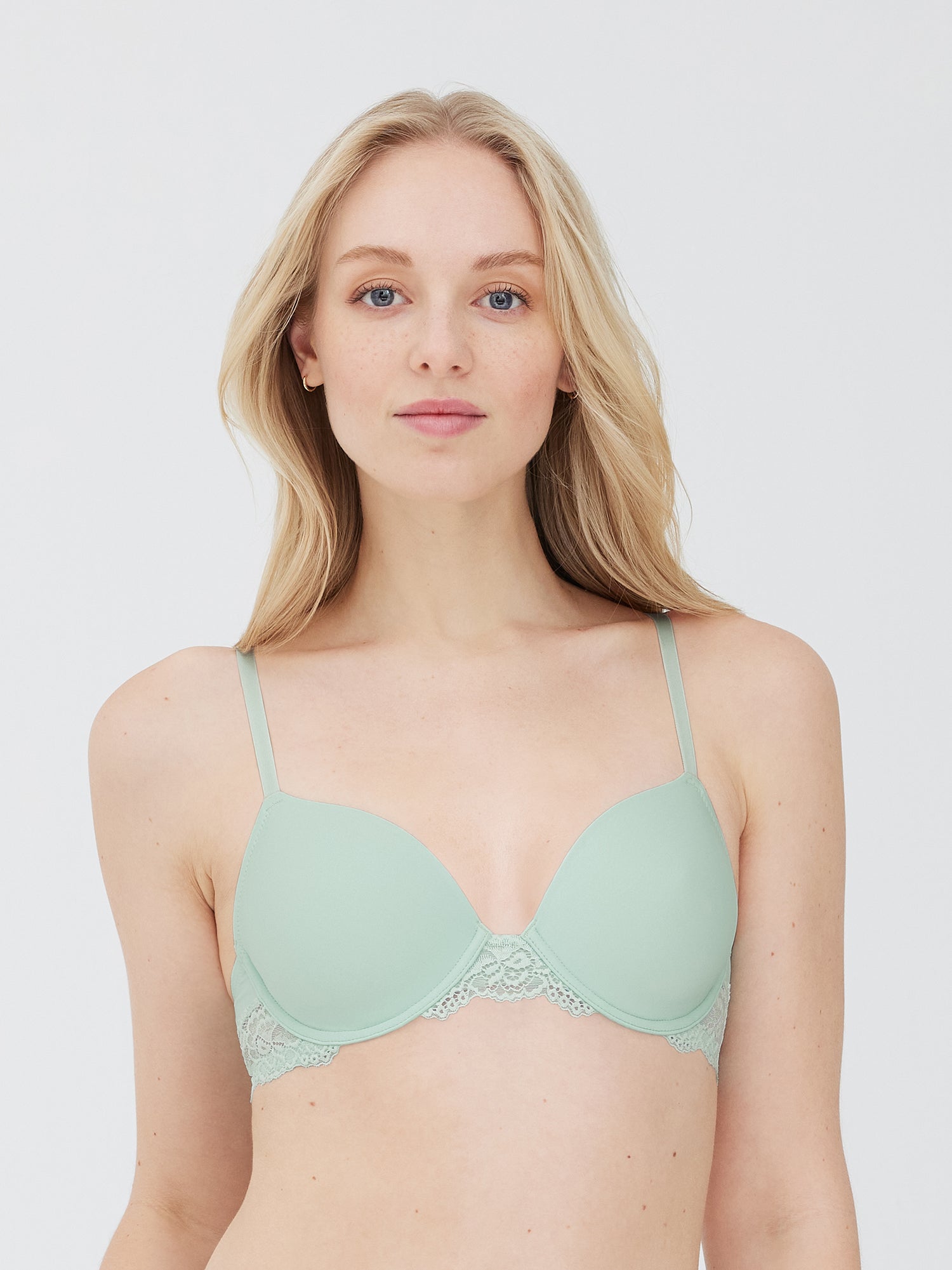 Goddess Plunge T-Shirt Bra - Mint