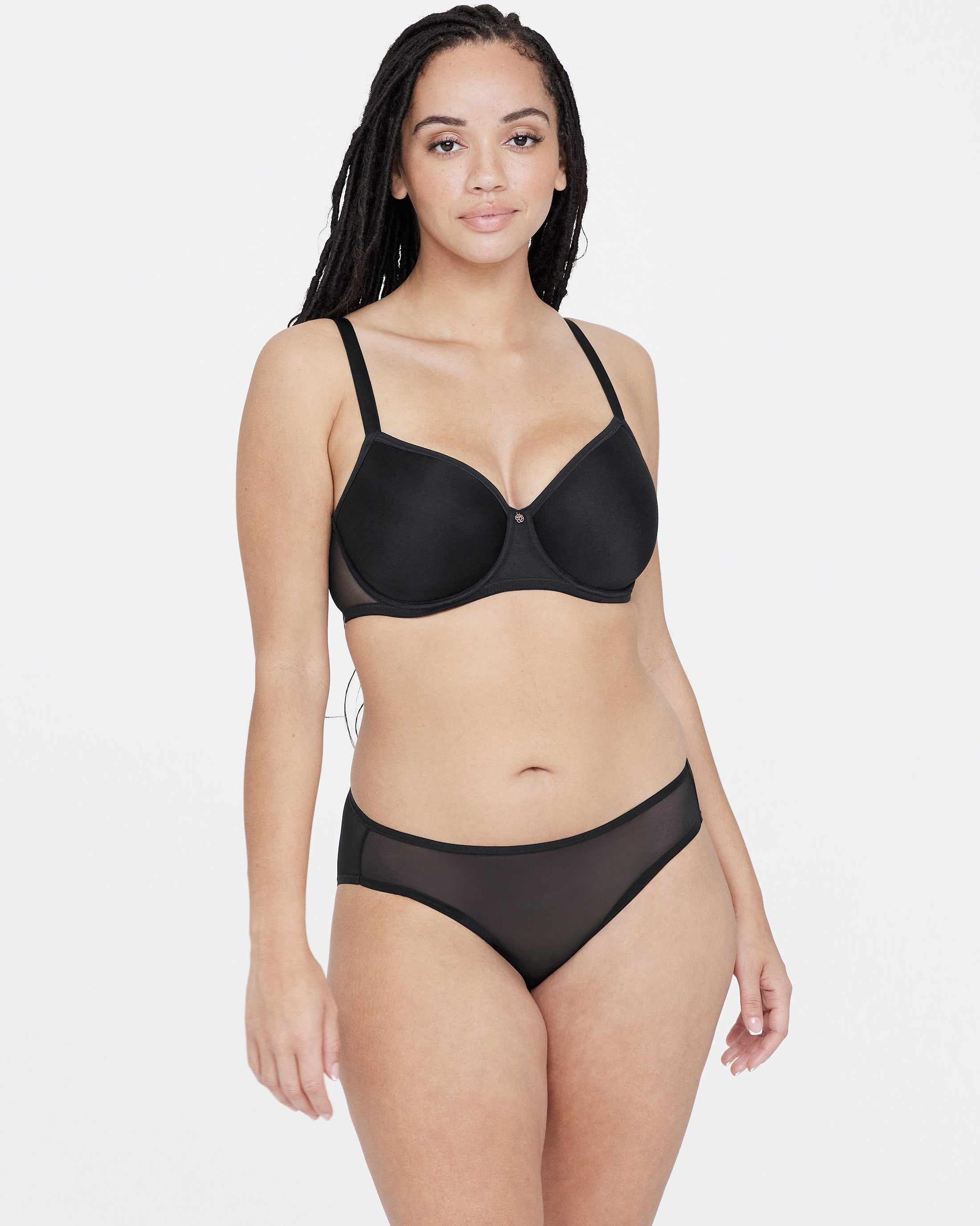 Spellbound Demi Spacer T-Shirt Bra - Black