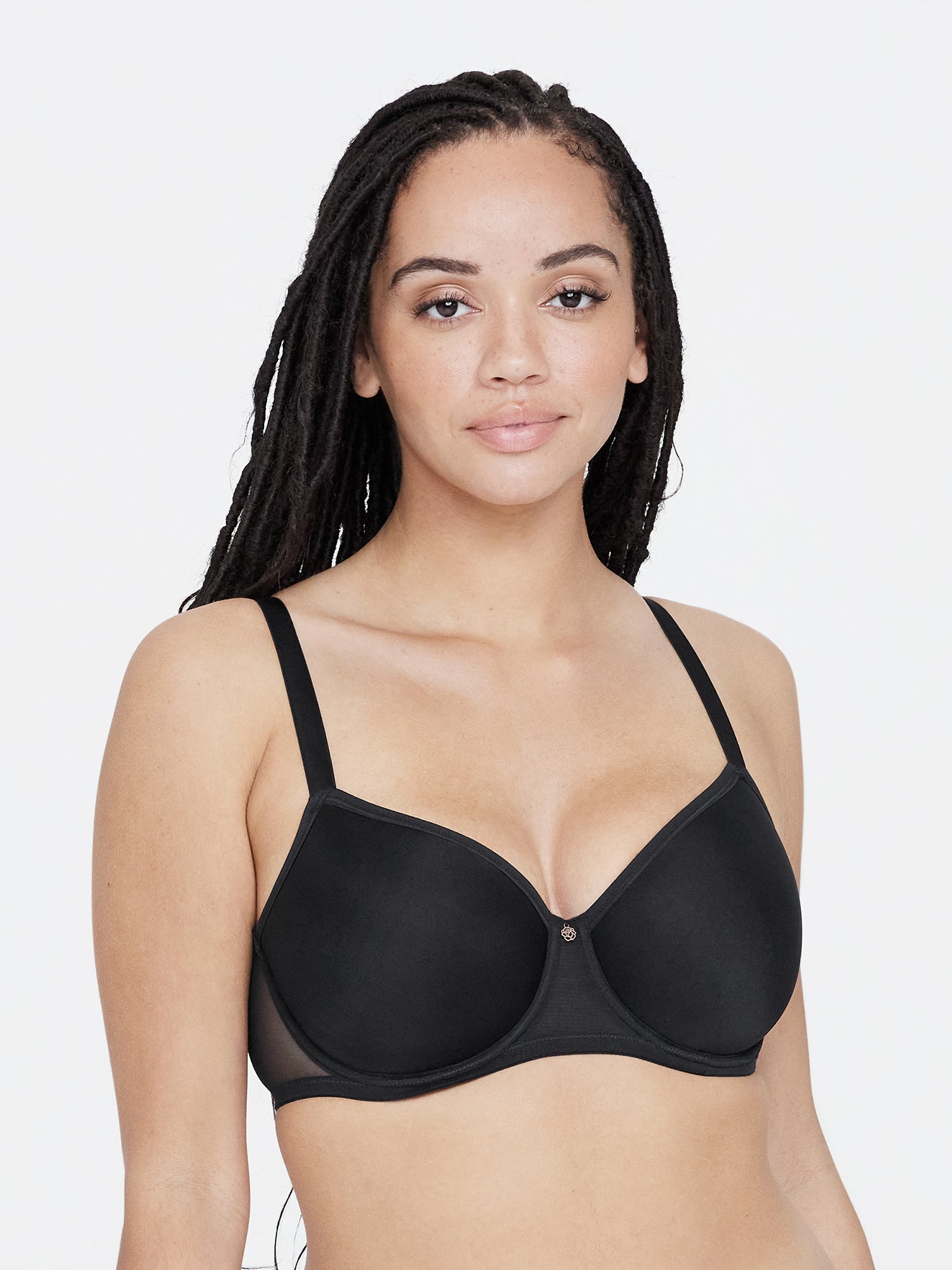 Spellbound Demi Spacer T-Shirt Bra - Black