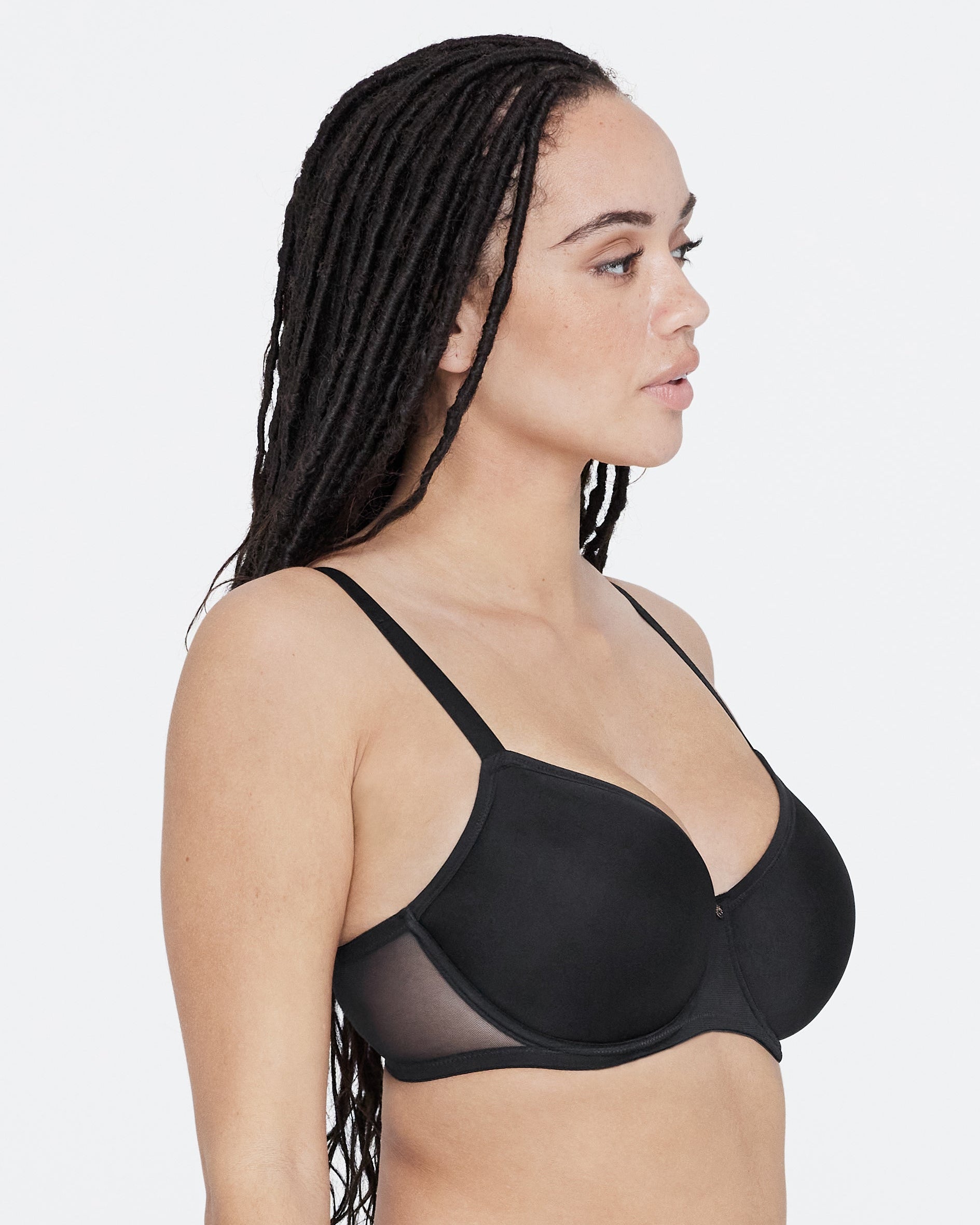 Spellbound Demi Spacer T-Shirt Bra - Black