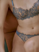 Entice Lace Balconette Bra - Deep Sea Ginger