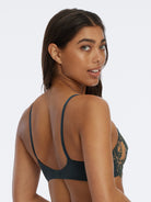 Entice Lace Balconette Bra - Deep Sea Ginger