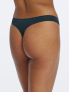 Entice Front Lace Thong - Deep Sea Ginger