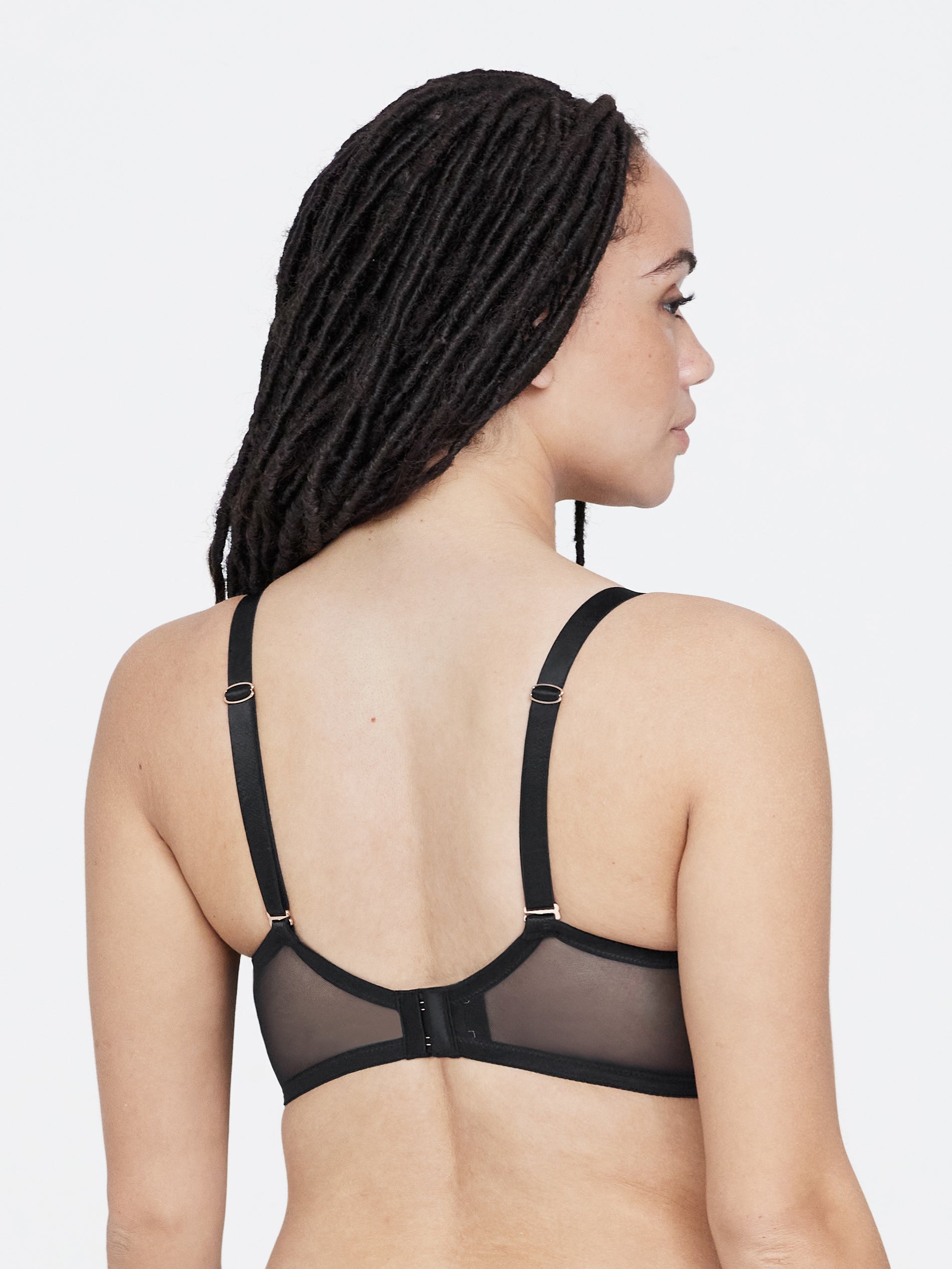 Spellbound Demi Spacer T-Shirt Bra - Black